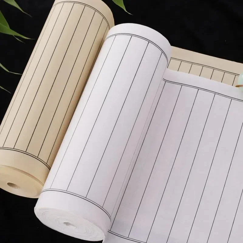 Thickened Calligraphy Rice Paper Antique Calligraphy Works Half Ripe Paper Rice Long Scroll Brush Writing Practice Xuan