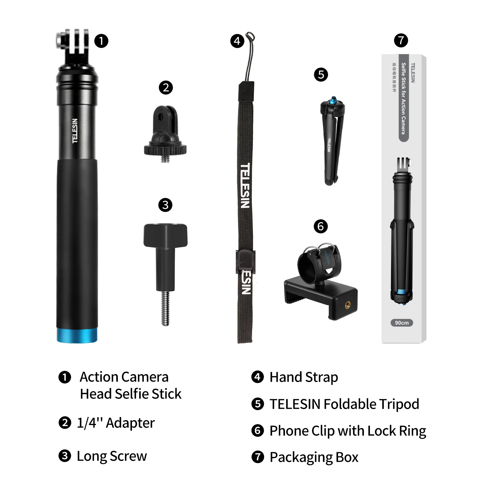 With Aluminum tripod