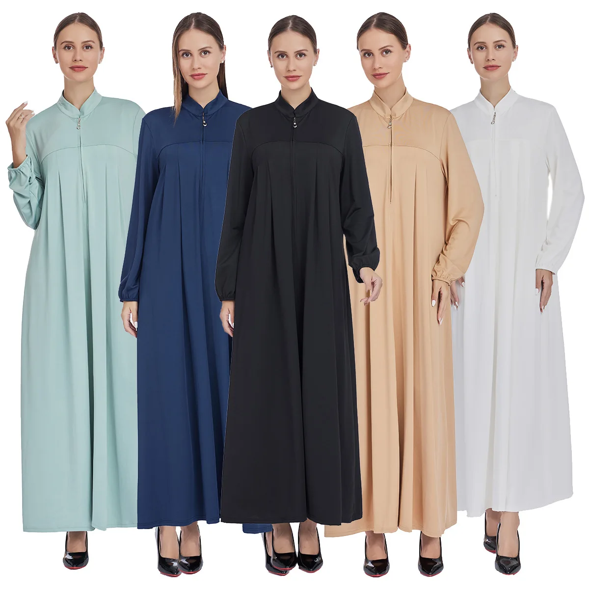 Ramadan Rits Gewaad voor Vrouwen Moslim Jurk Eid Djellaba Dubai Abaya Turkije Kaftan Kebaya Vrouwen Musulmane Jalabiya Vestidos