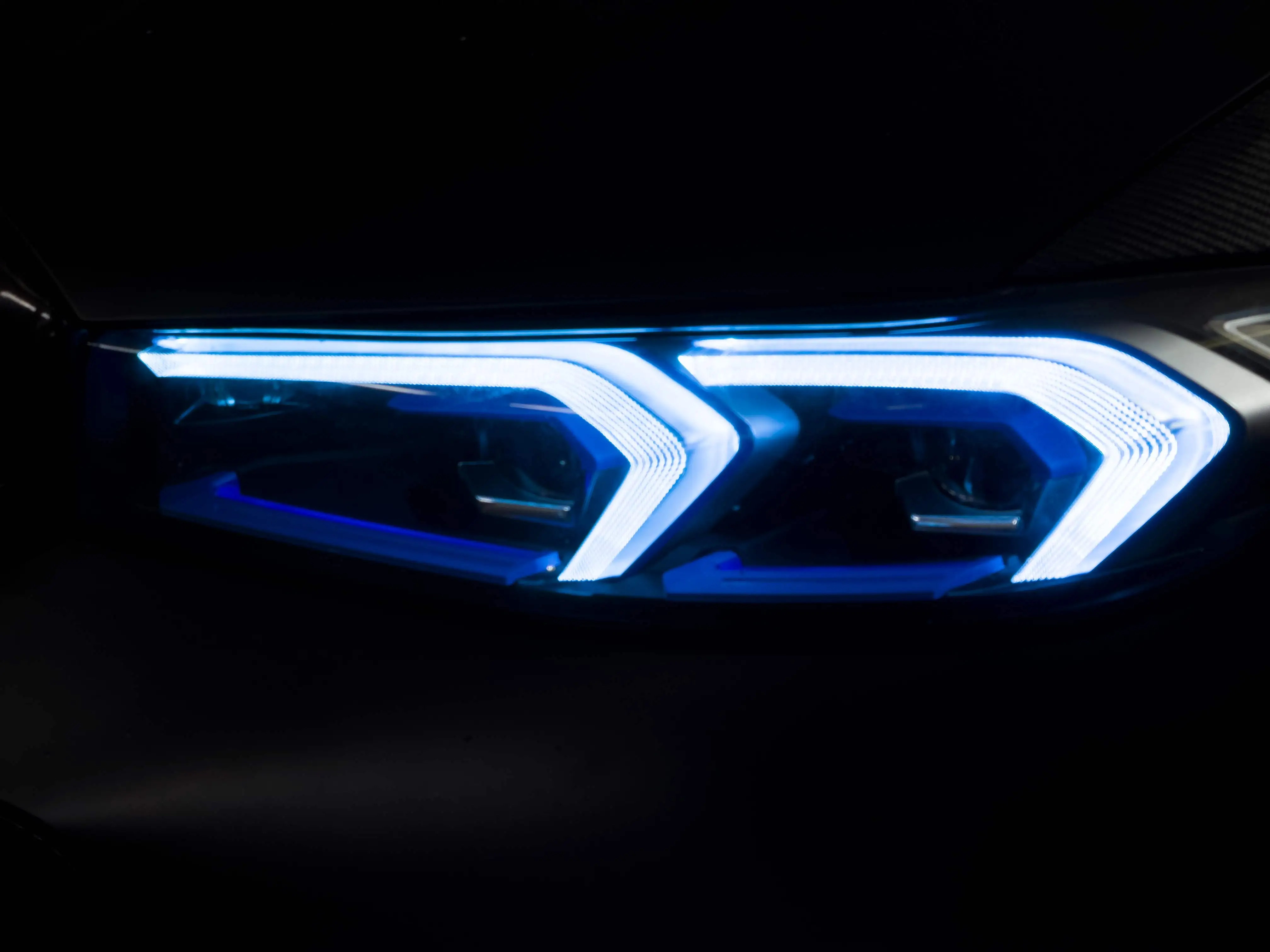 FOR BMW 3 Series G20 G21 LCI RGB Daytime Running Lights Multi-color LED Panel Red Yellow Blue Daytime Running Lights App Control