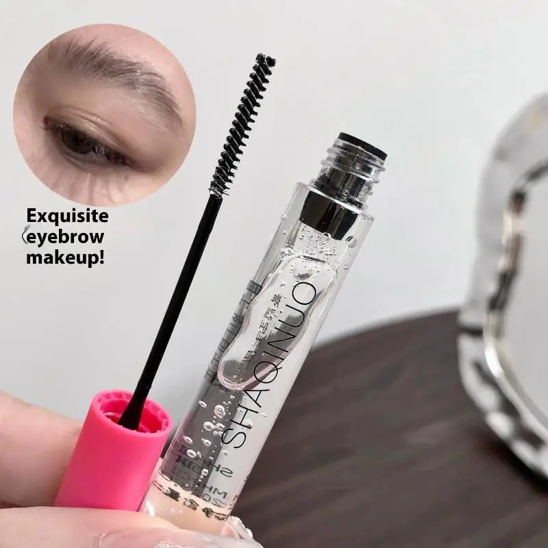 Sobrancelha estilo líquido à prova dwaterproof água transparente sobrancelha cílios gel fixo com escova de longa duração sobrancelhas selvagens moldar estilo gel