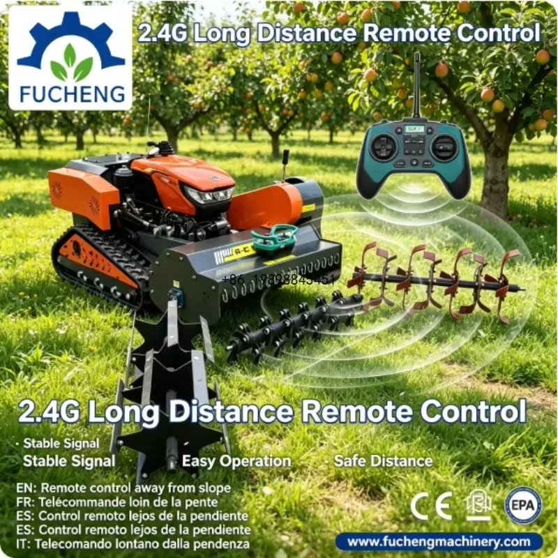 Orchard Row Cleaning and Grass Trimming Agricultural Grass Shredder Flail Mower