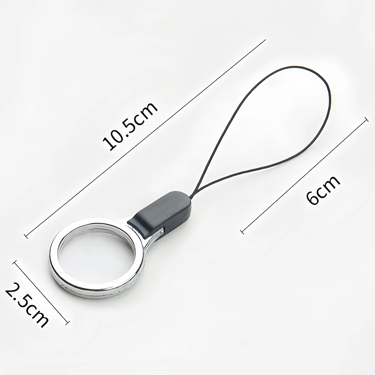 20/50Pcs Lanyard Lariat Cords Finger Ring Rope Keychains Hook Mobile Phone Strap Pendant Charms Keyring Bag Accessories Key Ring image 4