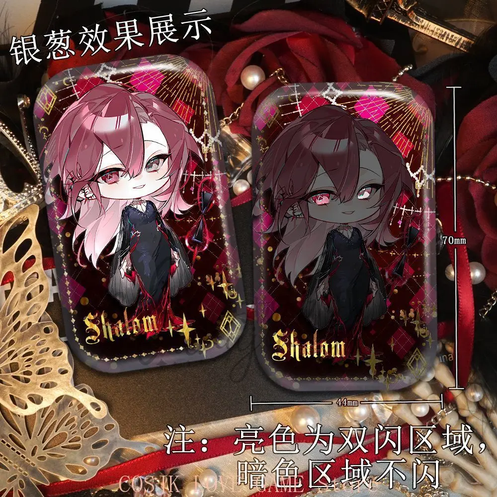 لعبة الطريق إلى أي مكان شالوم شين كوكيليك مربع مزدوج فلاش شارة بروش دبابيس شعار هالوين itabag شارة تأثيري هدية #2