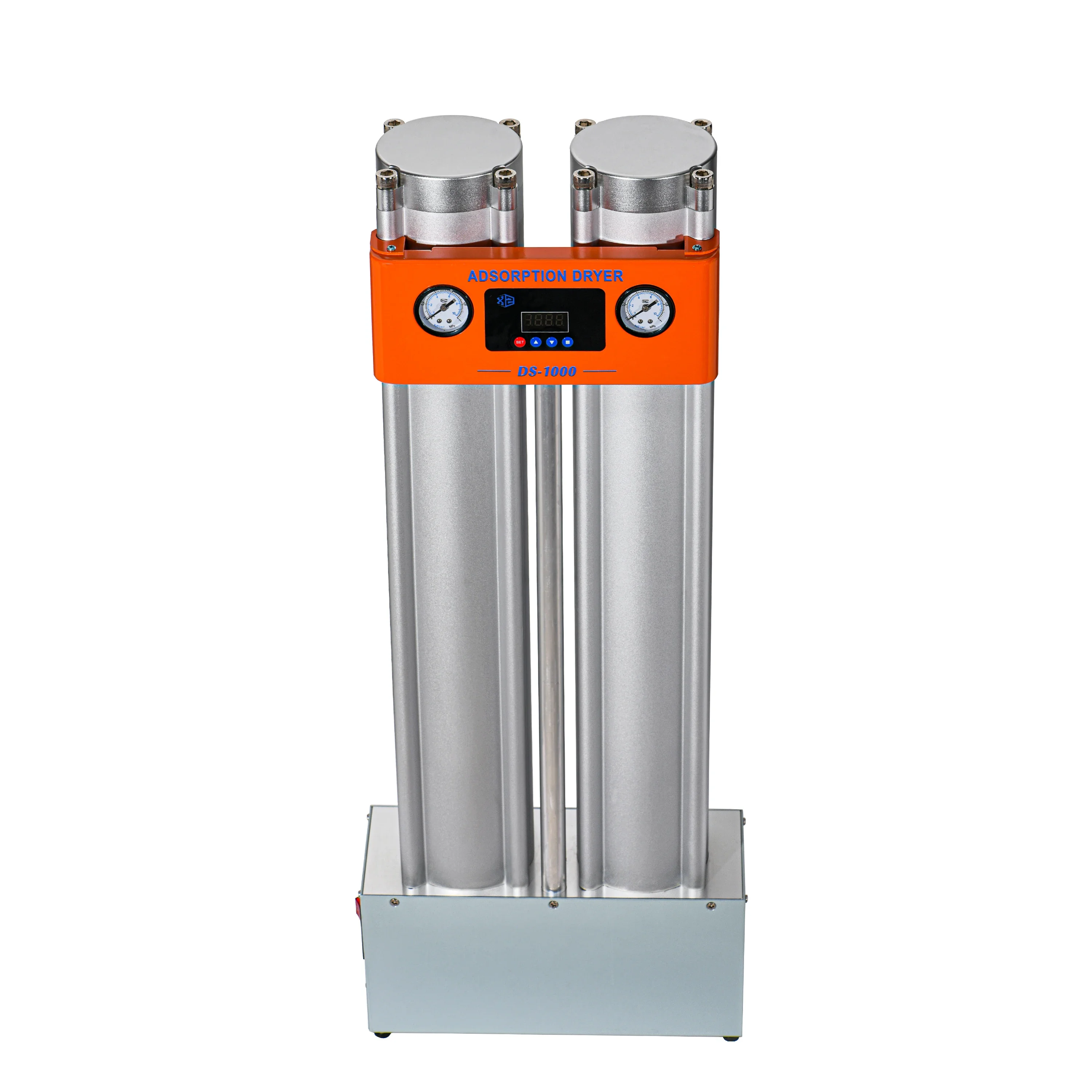 معدل فشل منخفض بدون حرارة 1 م 3 / دقيقة 35 سم مجفف هواء مجفف تجديد 1000 لتر في الدقيقة تصميم متكامل مجفف هواء ممتص