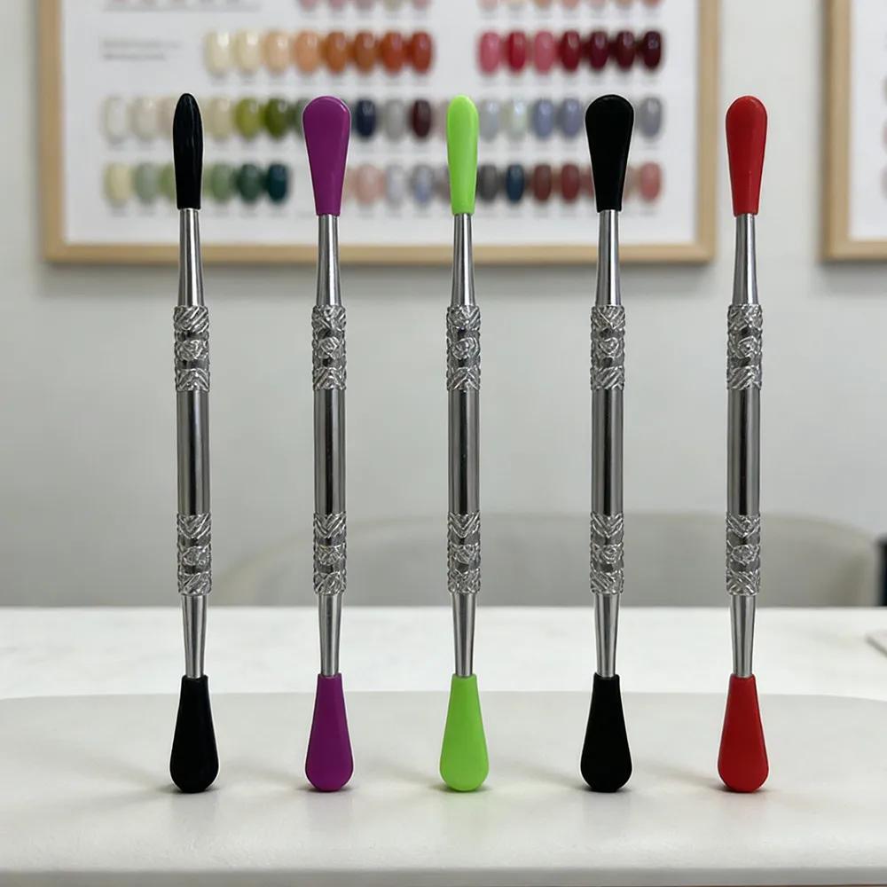 11.8cm Portable Metal Small Shovel Spoon Multiuse Tobacco Paste Oil Spoon Spice Scoop Smoking Accessories With Storage Box view 5
