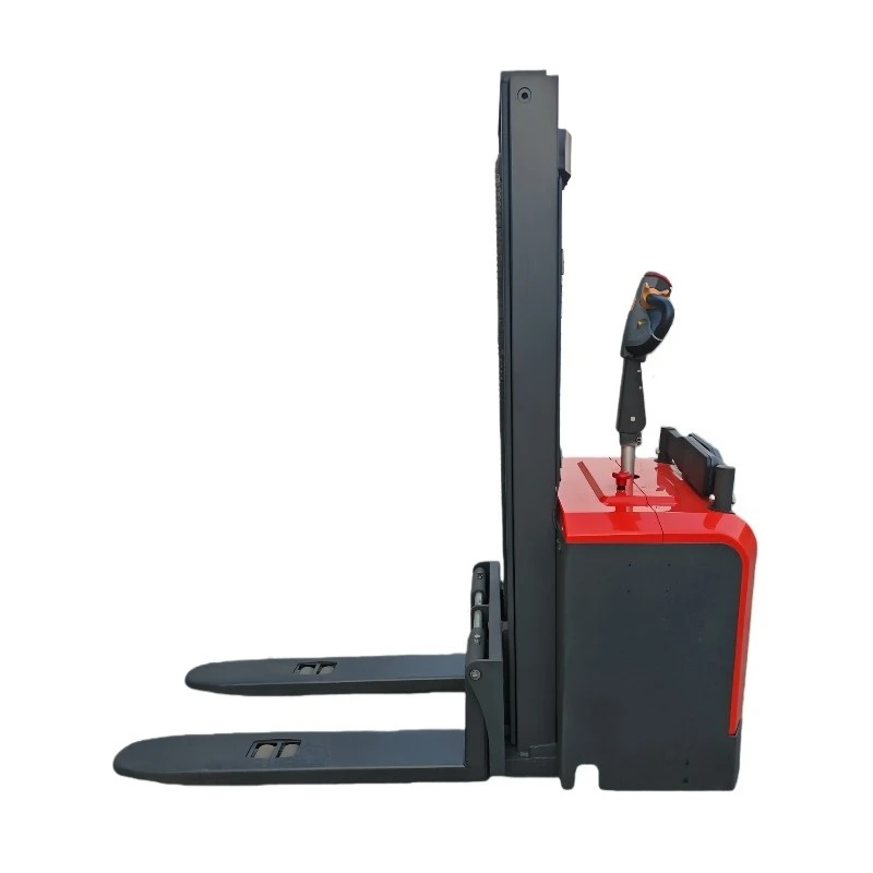 Compact Electric Stacker with High Lift Capacity and Easy Operation for Tight Warehouse Spaces and Pallet Handling