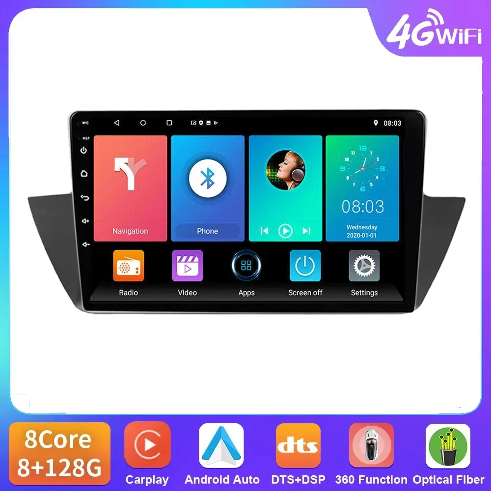 

For BMW X1 E84 2009 - 2011 2012 Multimedia Car Radio Video Players Android Auto CarPlay 2 din no dvd Gps Navigation Android 14.0