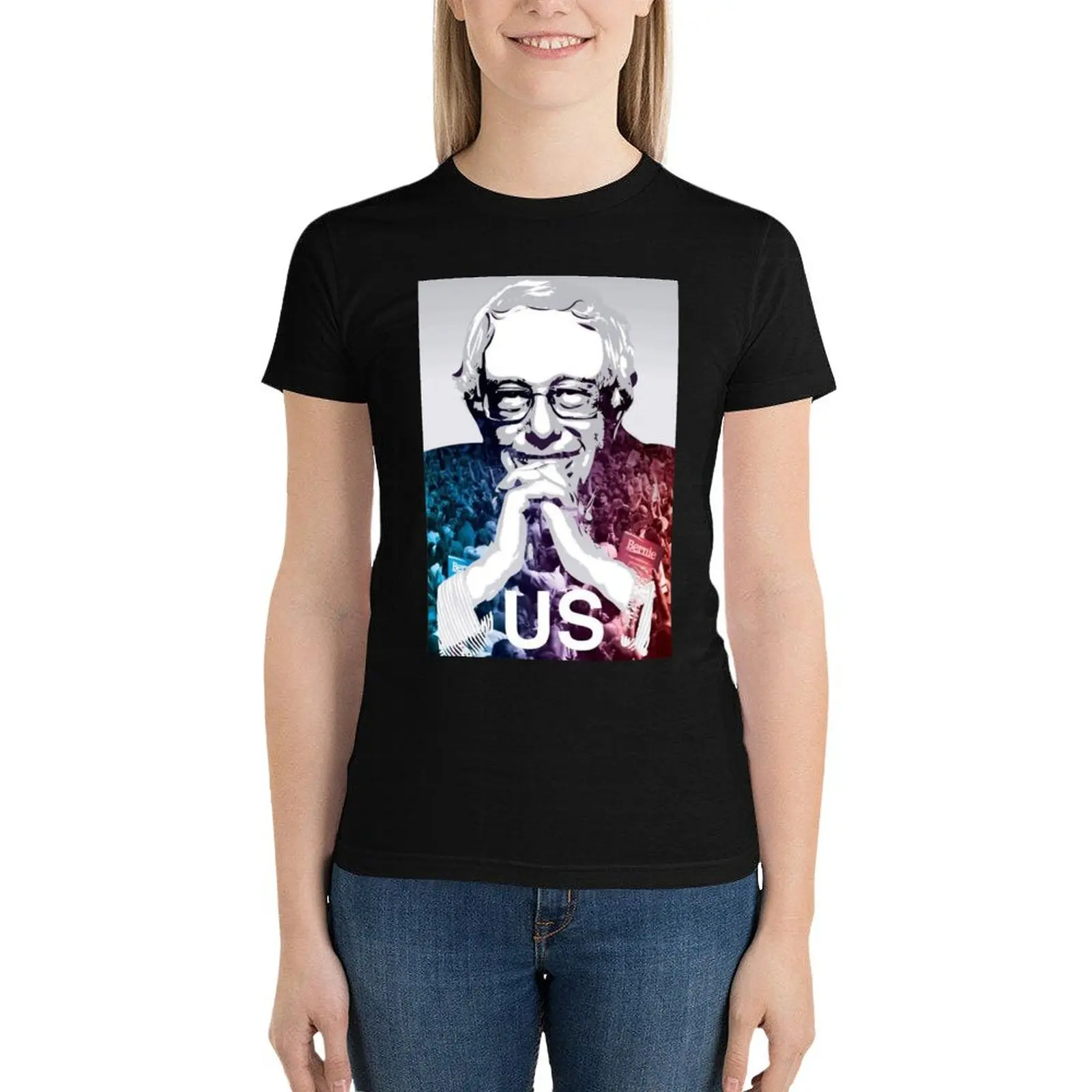 

US - Bernie Sanders Art T-Shirt cute clothes lady clothes summer blouses woman 2024