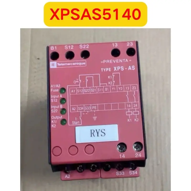 

Used XPSAS5140 Safety relay Function Test OK