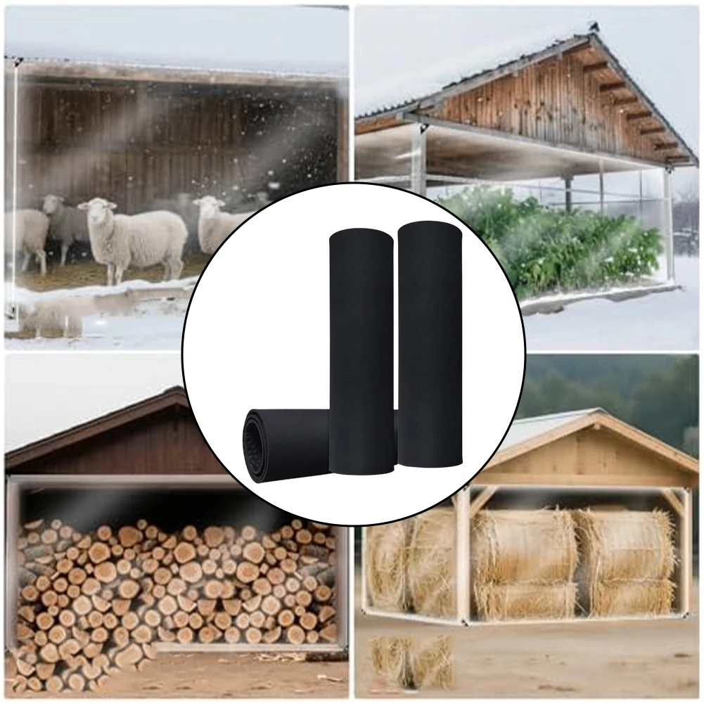 حصيرة مطاطية معزولة شديدة التحمل مع تصميم غير قابل للانزلاق ومواد مقاومة للطقس للاستخدام في أطباق الدجاج والباحات الخارجية