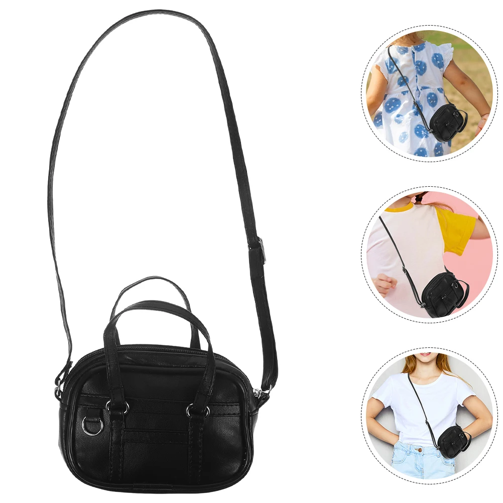 

2pcs Mini Purse: 18 Inch Handbag Shoulder Crossbody Bag Dress Up Costume Accessories Girls Miniature Purse For Diy Pretend Play