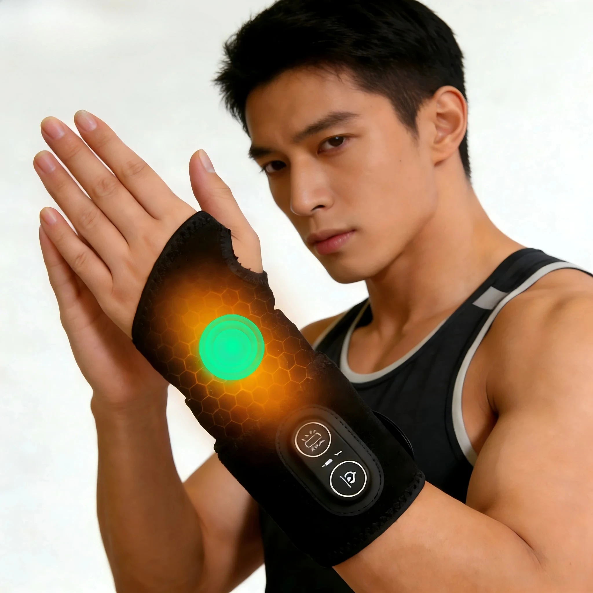 

Multifunctional Heating Wrist Protector Sport Protection Hand Massager Support WristBand Pad Brace Tool Heat Health Care Device