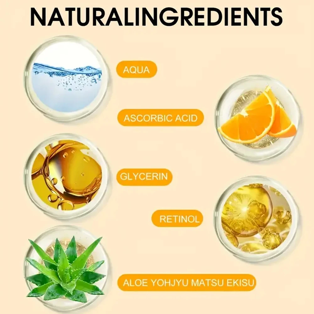 خلاصة فيتامين C لشد البشرة: تركيبة للترطيب النهاري والليلي والحمض الأمينية النباتية للبشرة المشعة #2