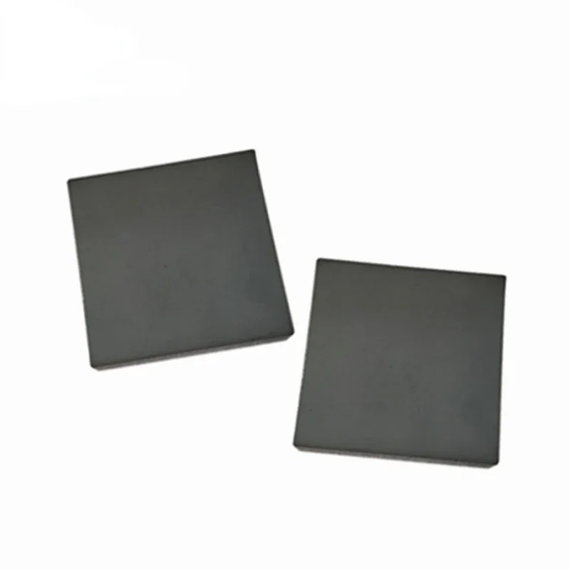 Silicon carbide sheet 40x40x1mm  - 100x100x20mm wear-resistant ceramic plate sic bullet proof sheet ballistic plate