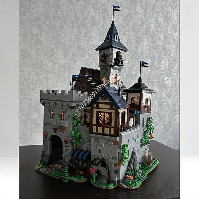 6560ピース MOC モジュール式 ブラックファルコンの城 城の組み立てブロック クリスマス クリエイティブ 手作り DIY ギフト 愛好家へのギフトに最適