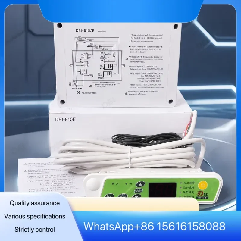 Original DEI-815E DEI-758FBGPN 02FA SCN Temperature Controller Vertical Cabinet Thermostat Digital Temp Control Switch for
