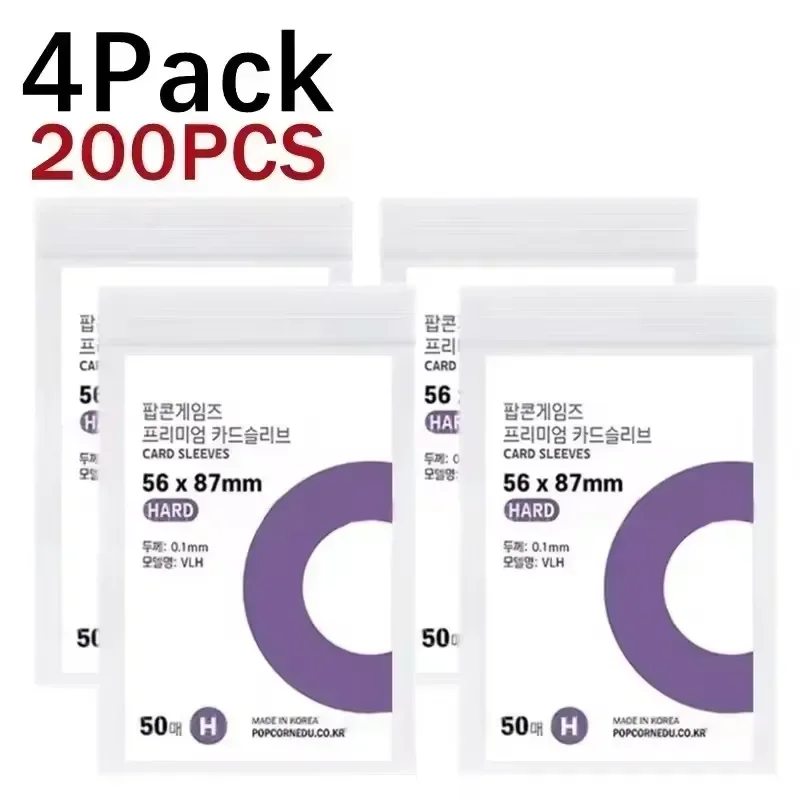 1-500 Stück Premium HD Transparent Kpop Idol Karte Schutzhülle Album Foto Wasserdichter Schutz Spielkartenhalter 56 x 87 mm