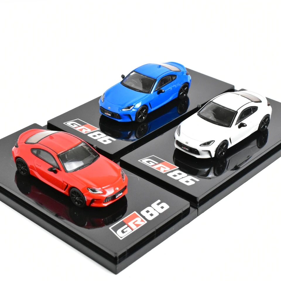 JAPANESE CARS COLLECTION ミニカーセット Hobby JAPAN 1:64 Gifts for Teenagers GR86 RZ Diecast Model Car