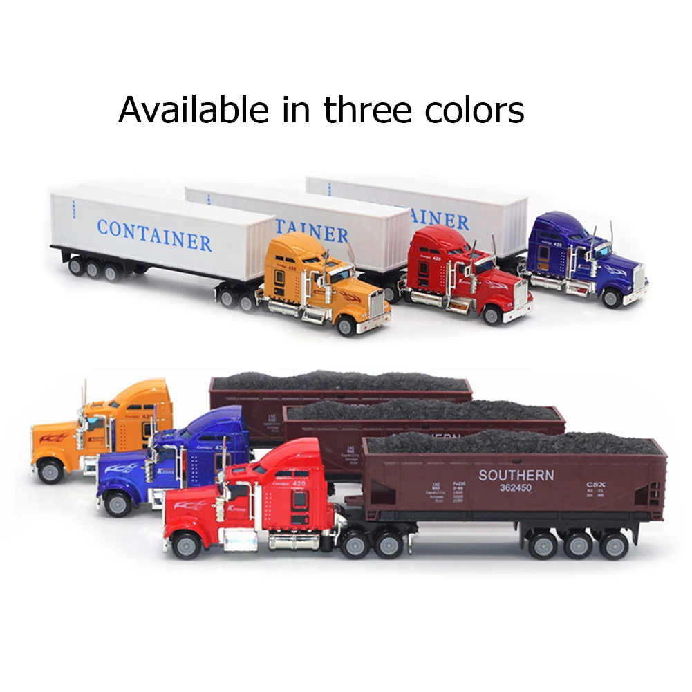 1:50 Large Diecast Alloy Truck Car Model Toys Simulation Oil Truck Tank Container Pull Back Transport Vehicle Model Toy For Kids