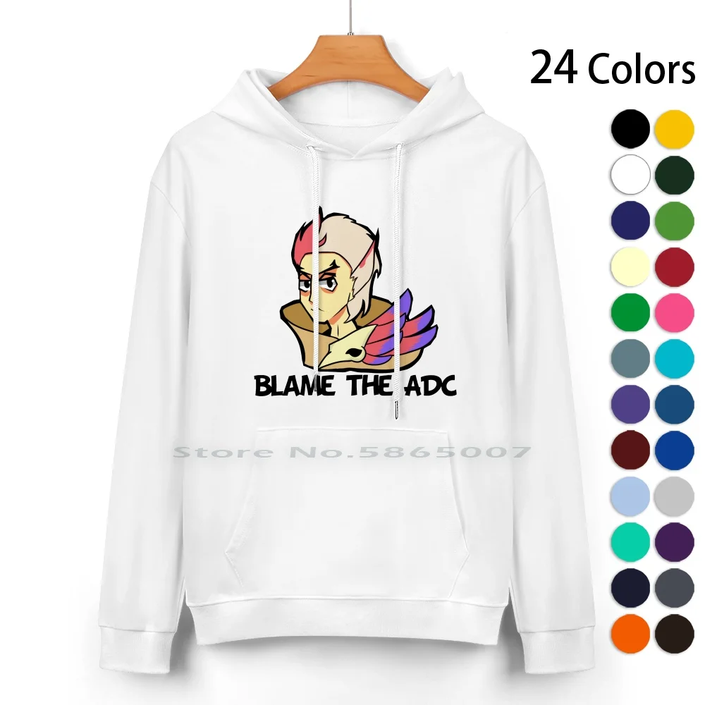 Rakan The Charmer Pure Cotton Hoodie Sweater 24 Colors Moba Gaming Riot Games Rakan Xayah 100% Cotton Hooded Sweatshirt For