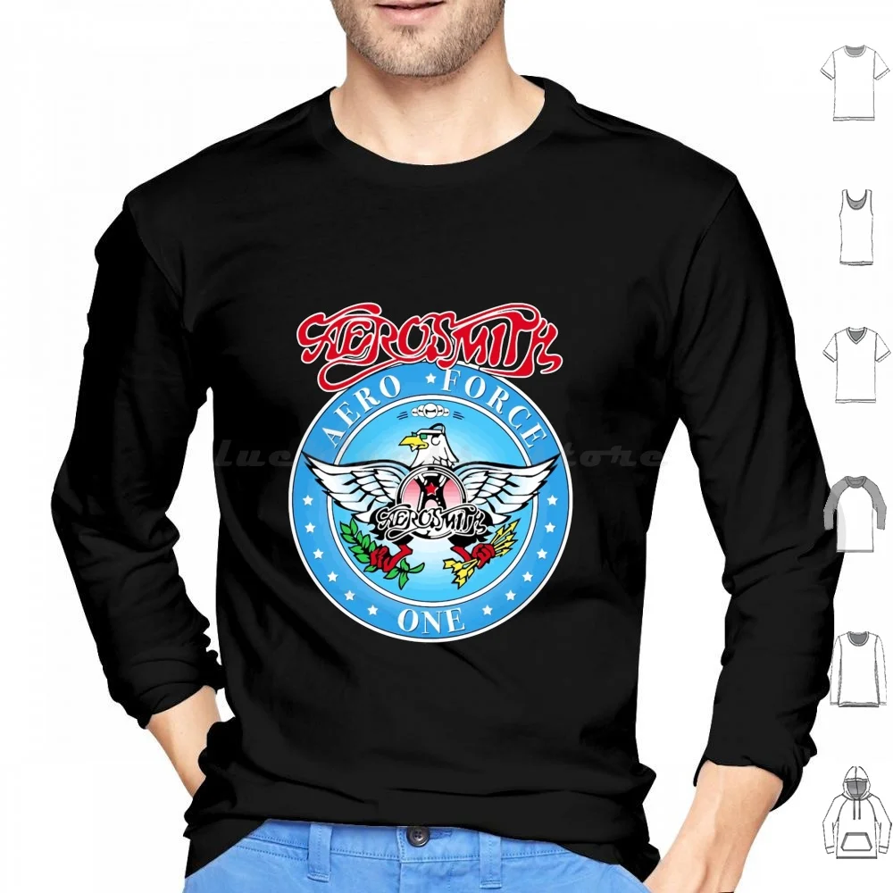 Hoodie cotton Long Sleeve Kdiwhd Steven Tyler Joe Perry Heavy Metal Band N Roll Music Music Band Indie 90s And Roll