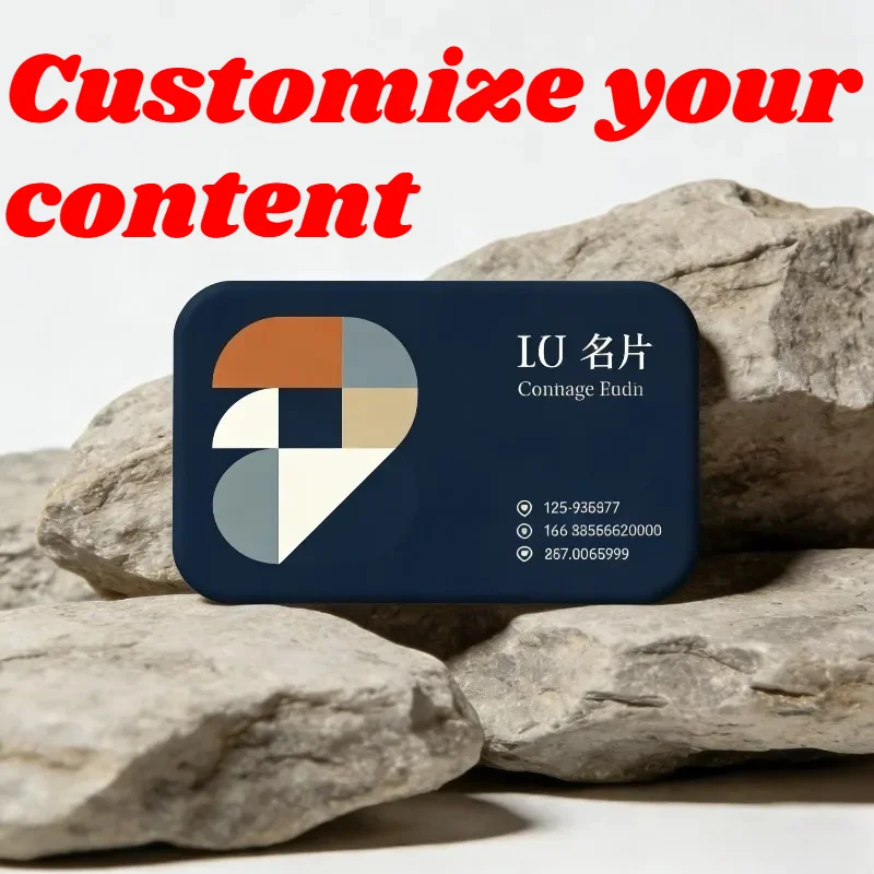 

600 персонализированных визитных карточек для бизнеса и предприятий, 300 г/м², с закругленными углами, оптовый заказ