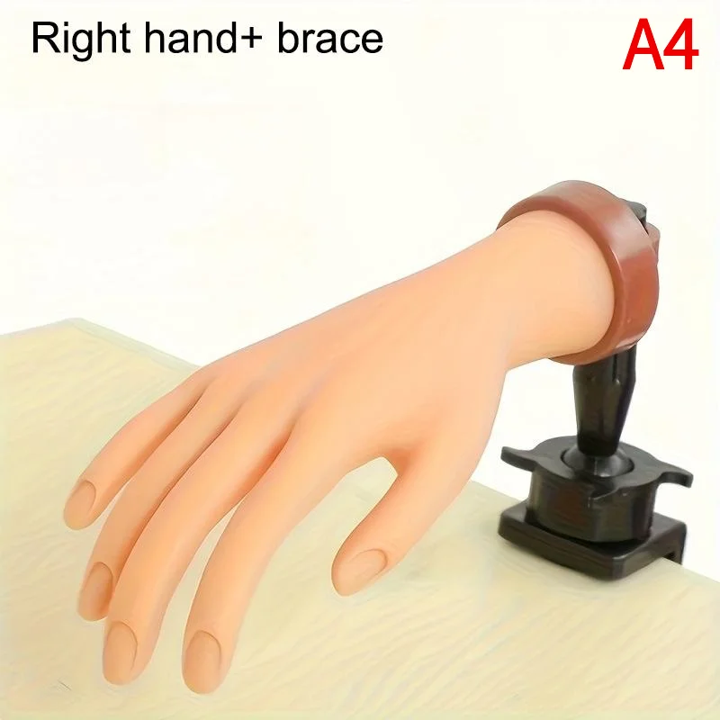 1/2Pcs Flexible Soft Adjustable Plastic Finger Practice Model