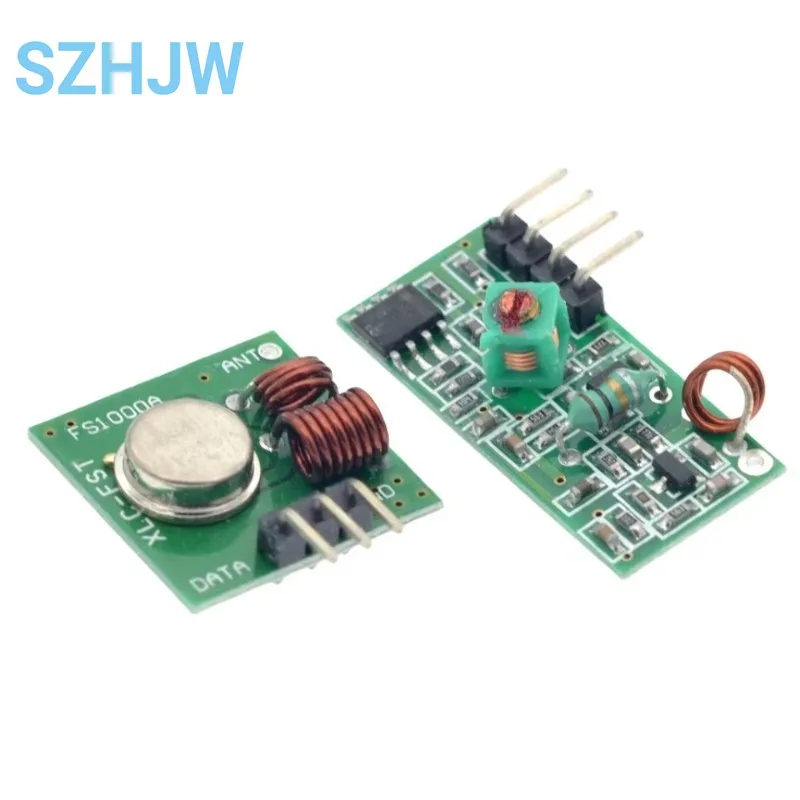 Wireless Receiver Module Super Regenerative Module Radio Transmitter Receiver Transmitter Receiver 433/315MHz Frequency