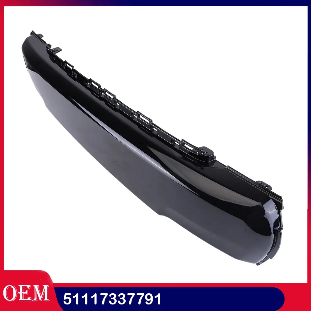 

Накладка на передний бампер черная 51117337791, совместимая с Mini F55 F56 F57 2014-2018 гг.