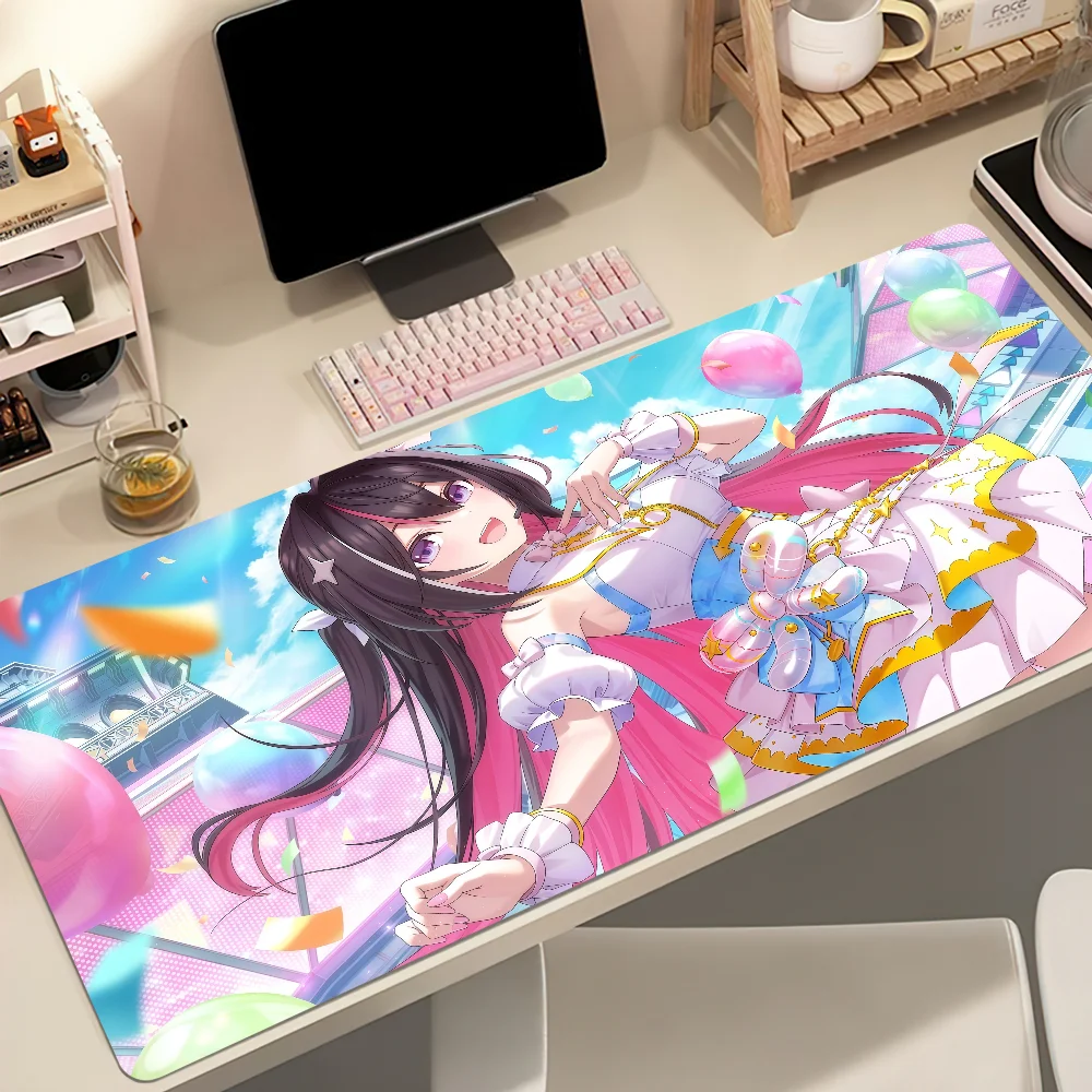 Musican A-AZKi Mouse Pad Large Non-slip Lockedge Desktop Computer Desk Mat Keyboard Writing MousePad Office Fans Gamer Student