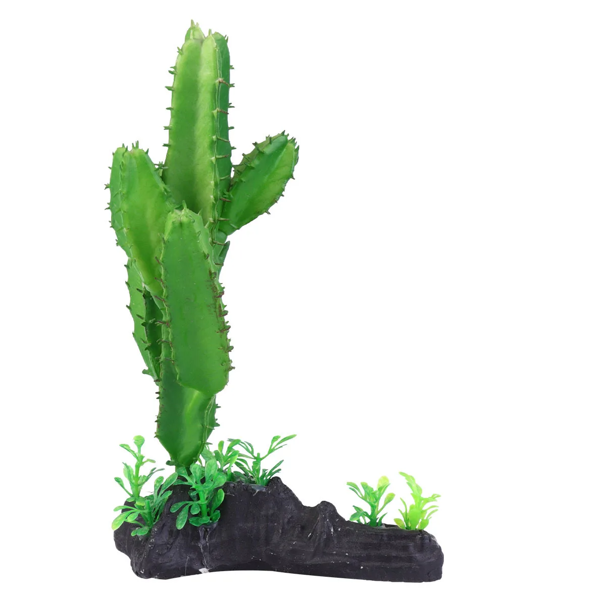 

Artificial Aquarium Cactus Plastic Bright Green Simulation Plant Underwater Decoration Fish Tank Plant Ornament