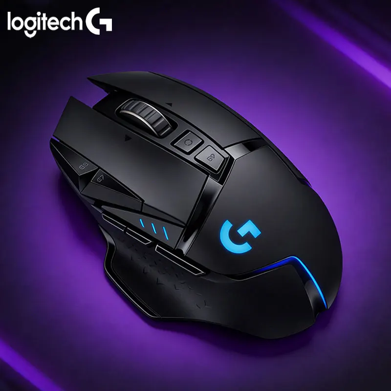 

Игровая мышь Logitech G502/M221 для киберспорта, беспроводная, с сенсором HERO, RGB-подсветкой, длительным временем автономной работы, для ноутбуков и настольных ПК.