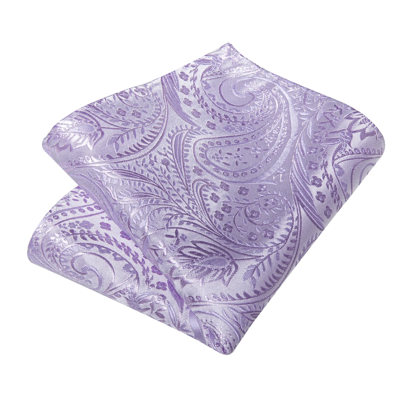 Роскошный мужской галстук, нагрудный квадратный комплект запонок с фиолетовым цветочным принтом для мужчин, подарок на свадьбу, деловую вечеринку