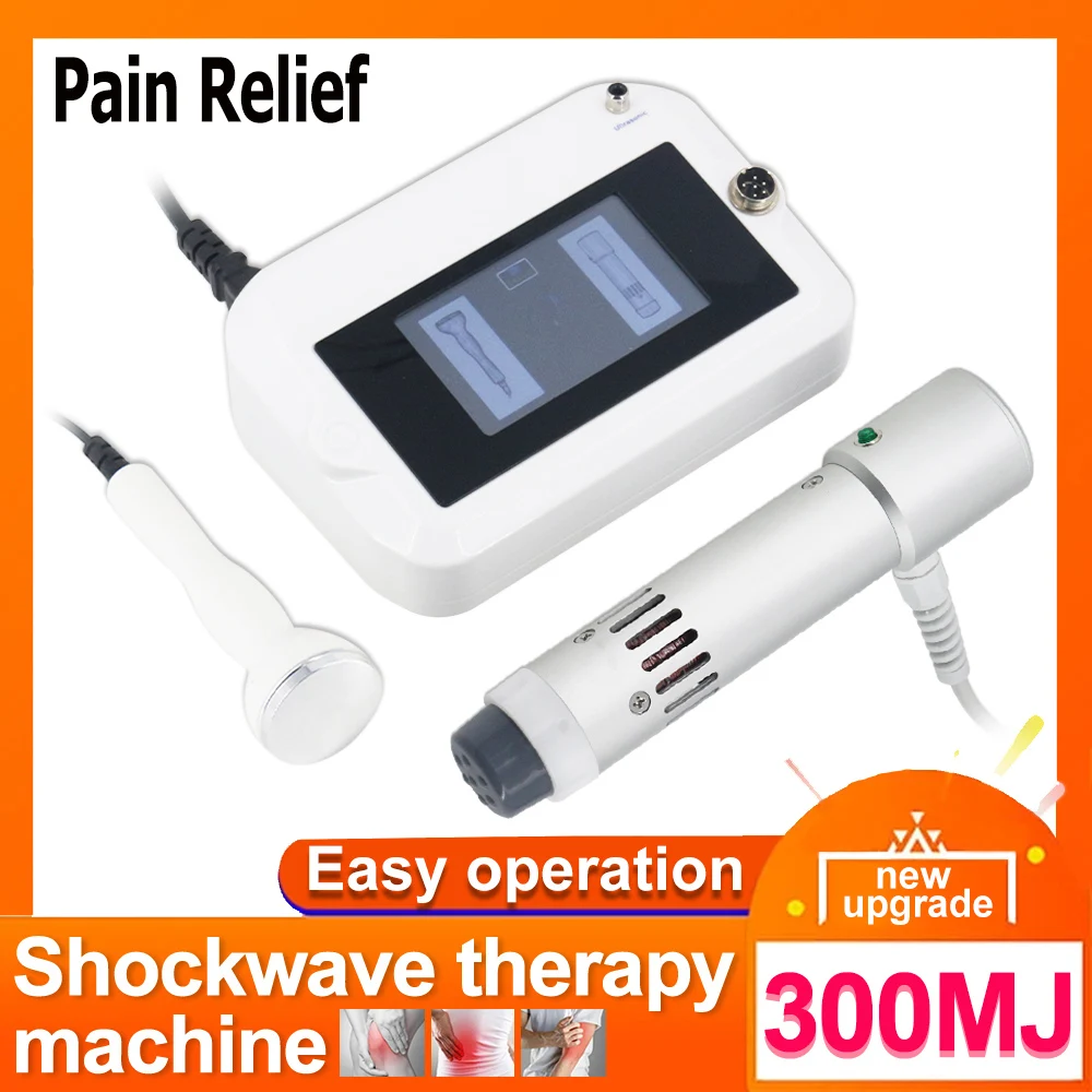 300mj Shockwave Therapy Machine Ultrasound Device Effectively Alleviate Sports Injuries Physiotherapy Easy Operation Massager