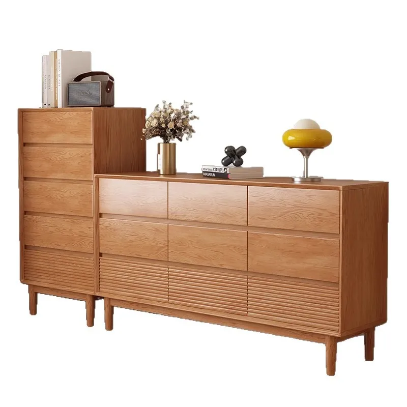 

Nordic chest bedroom wall storage drawer cabinet storage cabinet living room bedside storage