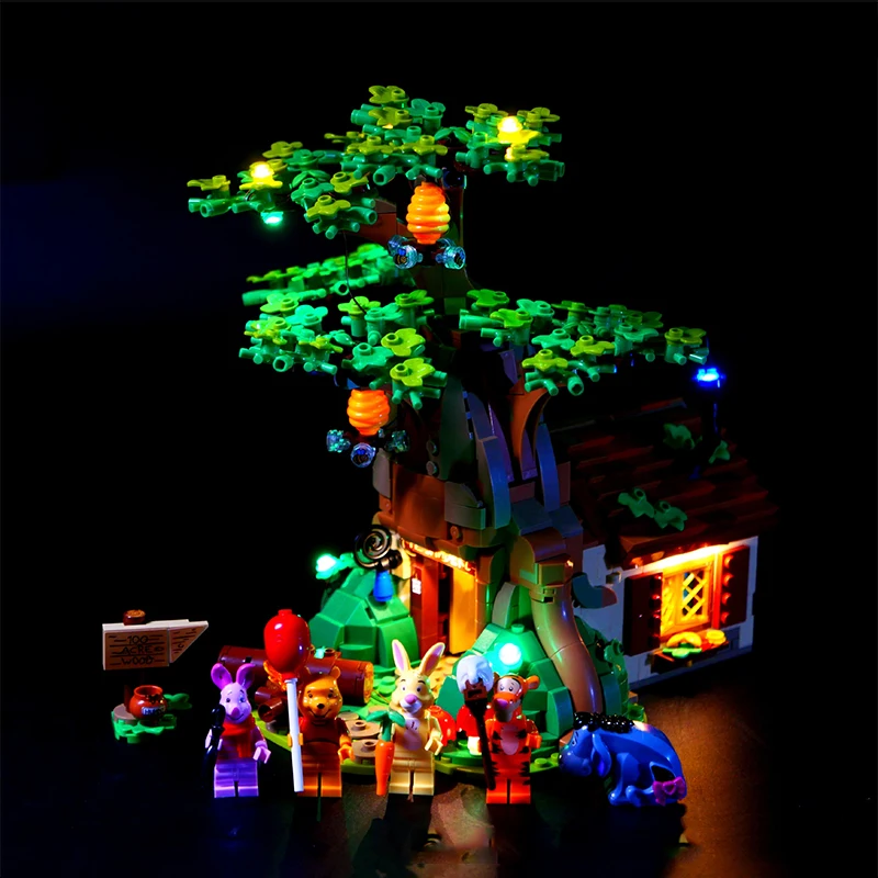 Kit luci a LED fai da te RC per LEGO 21326 Winnie The Pooh Tree House (solo luce a LED, senza modello di blocchi)