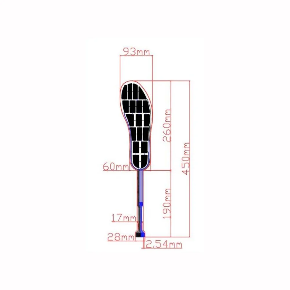 Multi Point Pressure Sensor for Sports Posture Correction, Insole and Sole Pressure Measurement, FSR Gait Analysis Sensor