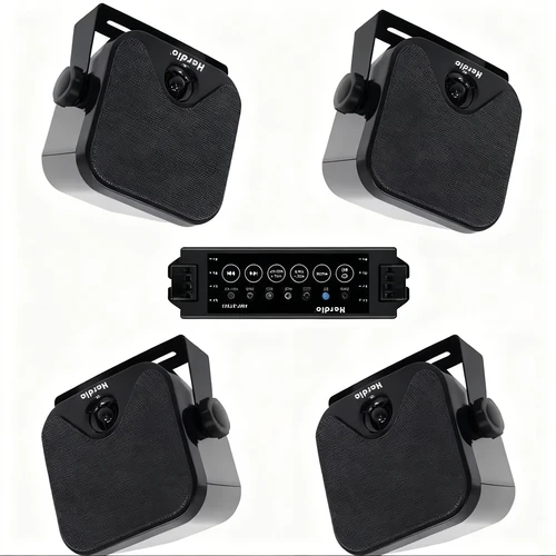 Herdio 4 pulgadas 4 Uds 240W Bluetooth altavoces para carrito de Golf sistema de sonido estéreo marino impermeable para barco al aire libre ATV UTV Jeep Patio