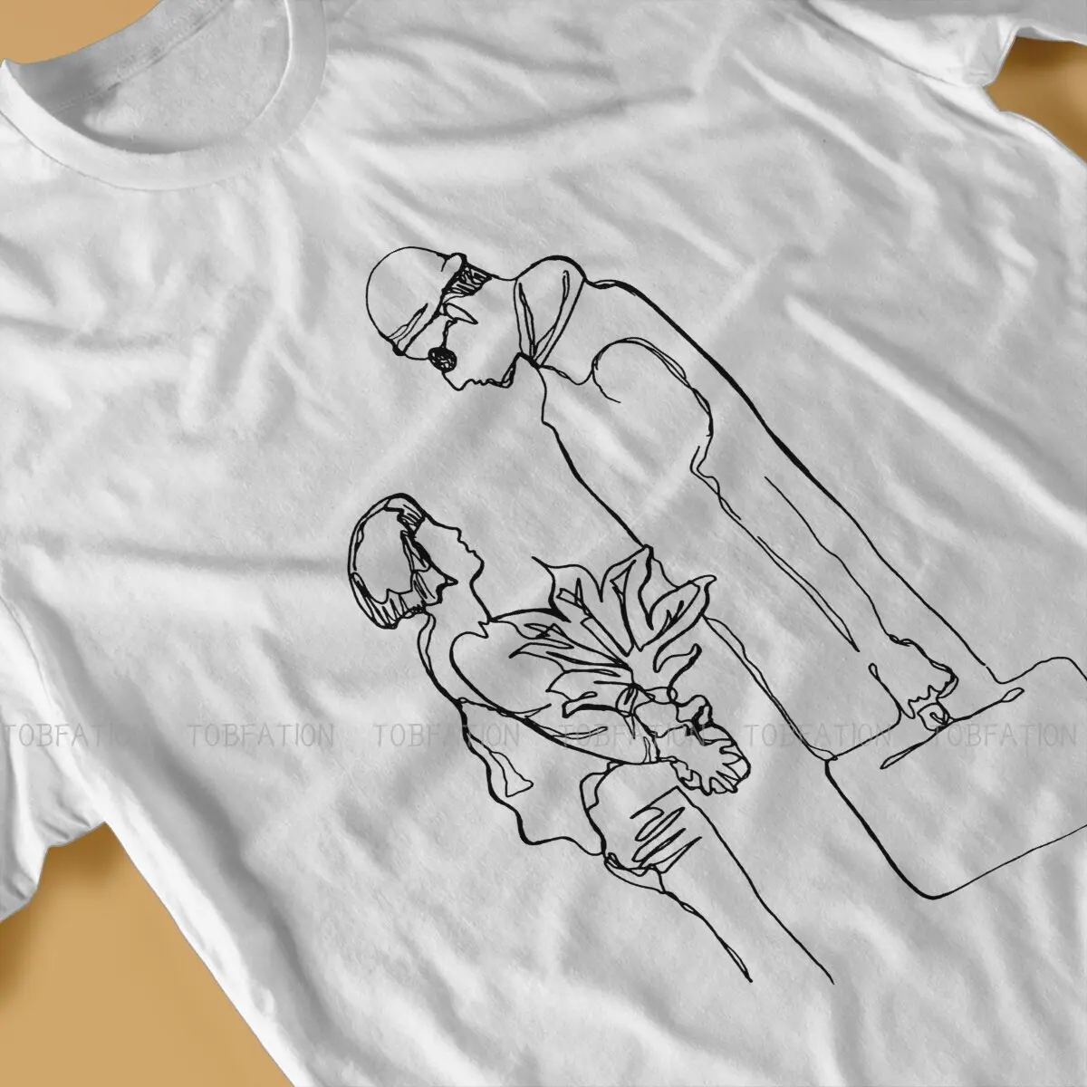 Leon The Professional Film Mathilda Lineart T Shirt Classic Fashion Summer Big size Cotton Men Clothing Harajuku Crewneck TShirt