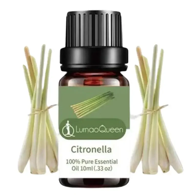 1pc Citronella,bergamot, Sandalwood, Peppermint Essential Oil  Diffusers Aromatherapy Sleep Meditation Candles & Massage