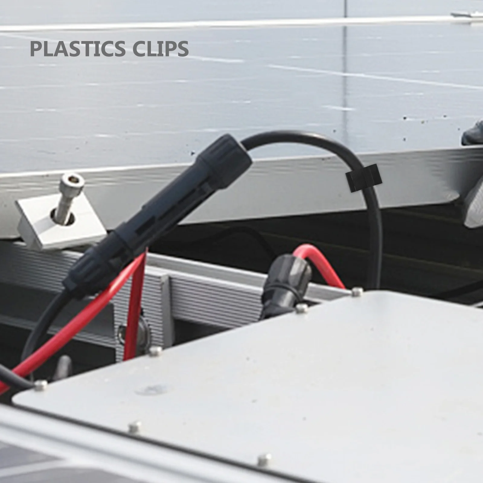 

30Pcs Solar Wire Harness Clips Photovoltaic Cable Clamps ABS Plastic for Module Wire Management Solar Panel Cable Clips Trailer