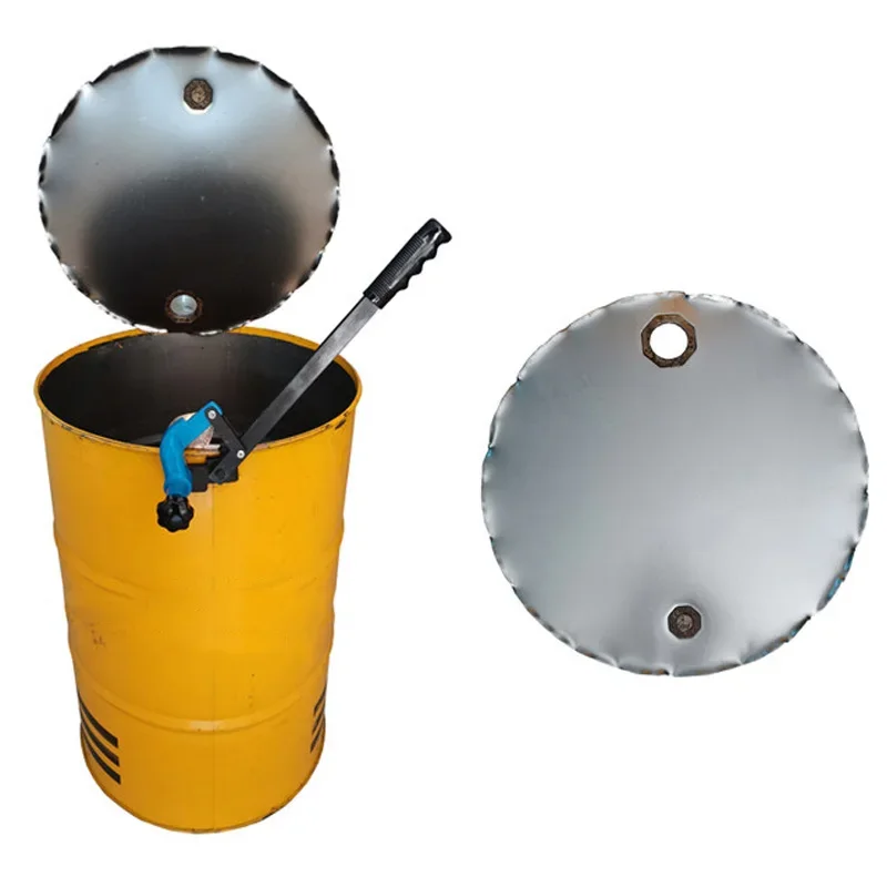 DS-200L Oil Drum Lid Opener, Explosion-proof Drum Lid Cutter, Special Cutter for Iron Drums and Oil Drums Steel Blade