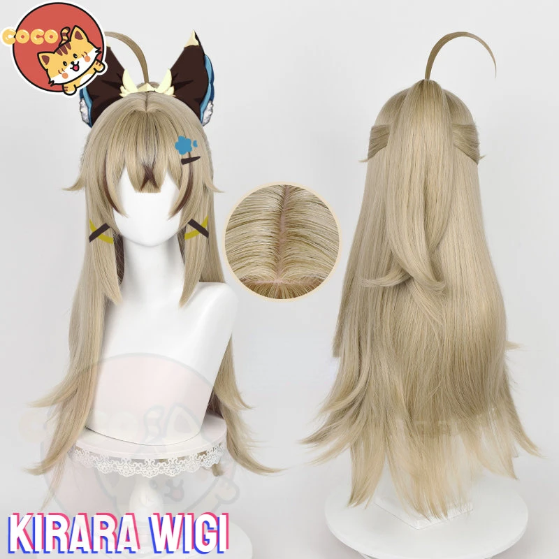 

Косплей-парик из игры CoCos, косплей-парик из игры Genshin, парик для косплея Youkai Kirara Maroon Hair