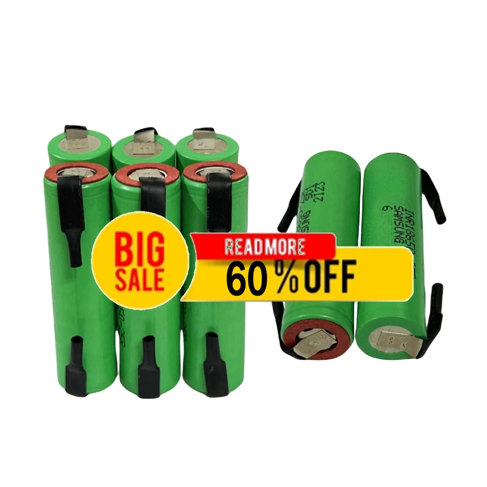 🌈🌈️️ 3.7V 2500mAh Rechargeable Lithium-ion Battery 100% Original INR18650-25R for toys, flashlights, electric drills, etc