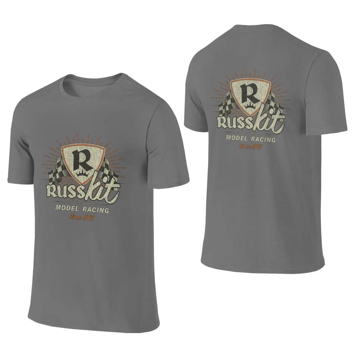 Russkit Model Racing 1963 Loose Reversible T-shirt Versatile Outdoor Anti-Static Women's T-shirts