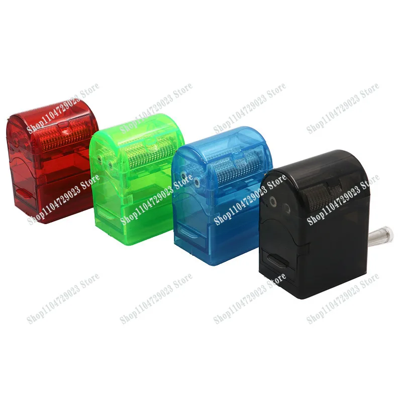 Factory direct sales of household small plastic cutting and grinding tobacco dual-purpose  hand-cranked cigarette grinding tool