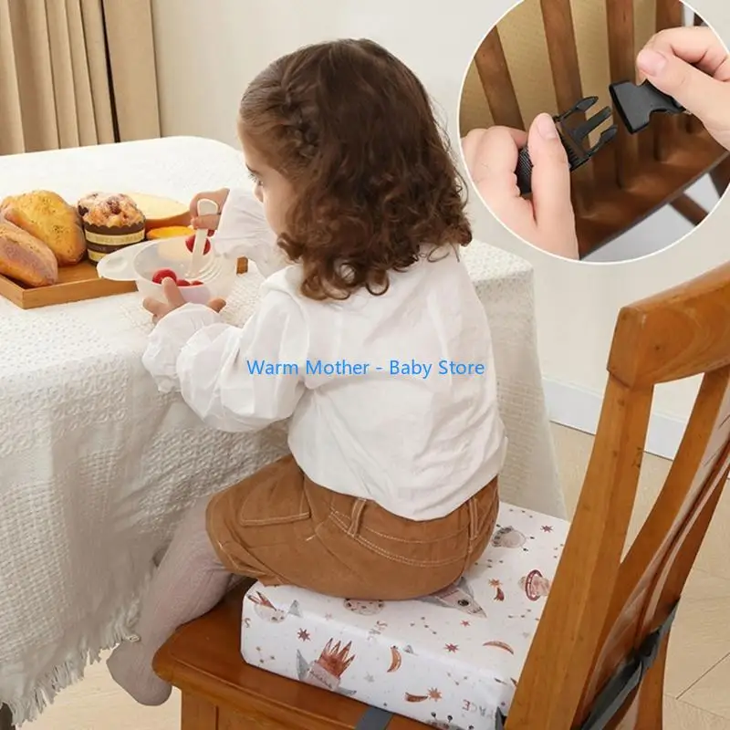 زيادة كراسي الطعام وسادة الطفل مقاعد معززة للطفل الطفل وسادة مربعة مطبوعة نمط وسادة الداعم وسادة حصيرة 57QE