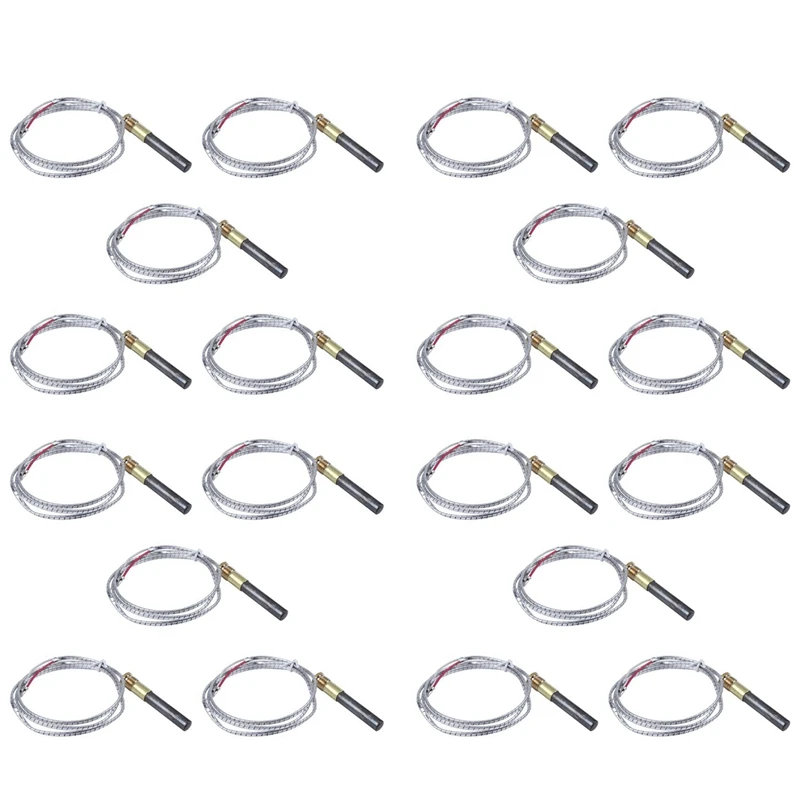 

20Pcs Thermocouple Replacement Thermopile Generator For Gas Fireplace/Water Heater/Gas Fr