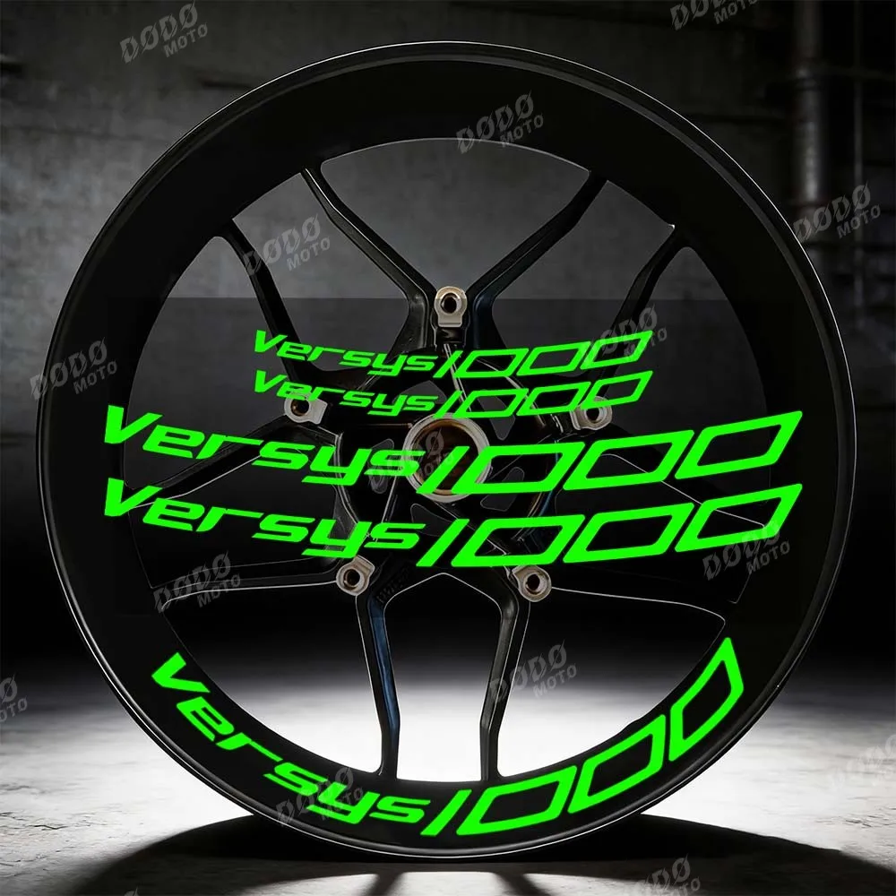 

Reflective Motorcycle 17" Wheel Sticker Inside of Hub Decals Rim Tape Decorative For Versys 650 Versys 1100 versys 1100 SE LT